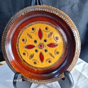 Vintage wooden small dish